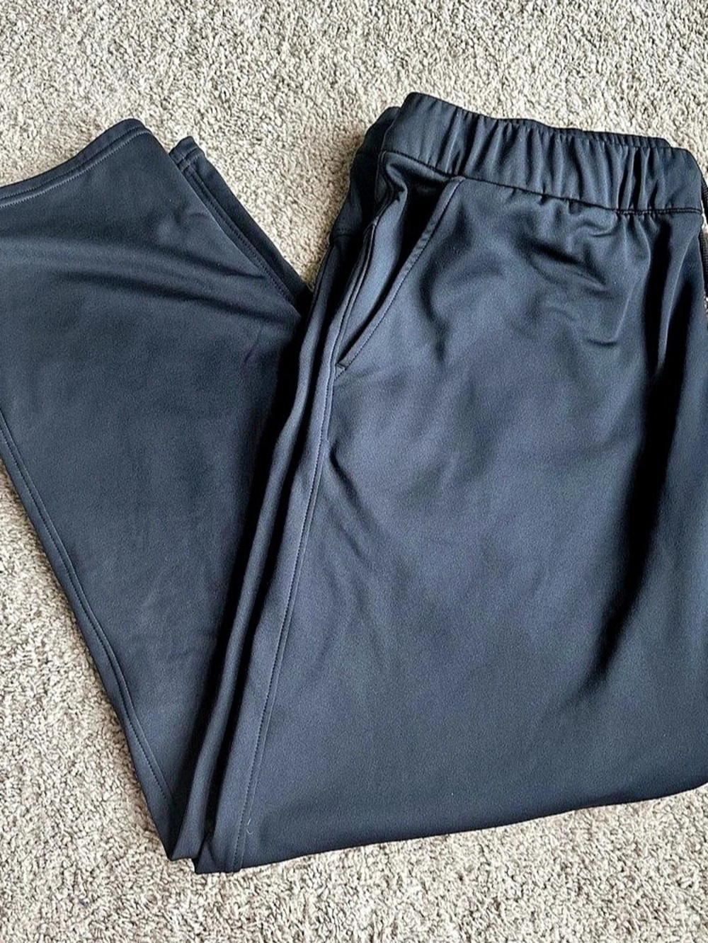 AbleTree Fleece Jogger Pants in Black Size XXL Like New